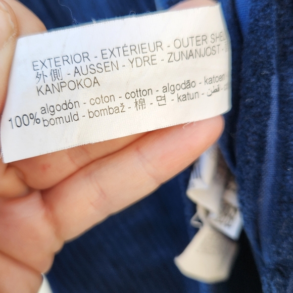 ZARA Blue Wide Wale Corduroy Double Breasted Coat - Picture 9 of 9